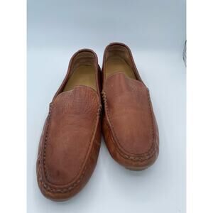 Cole Haan Mens Brown Leather Loafers Slip On Driving Shoes Size 13M Preppy Work